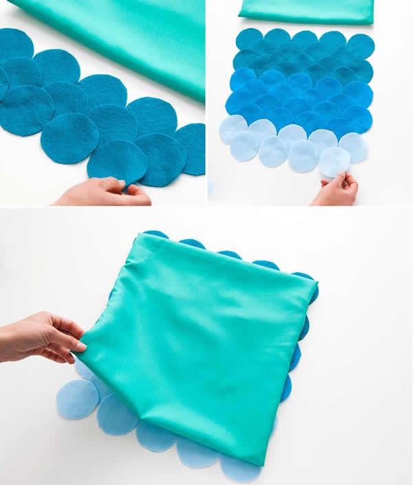 almohadillas de fieltro personalizadas