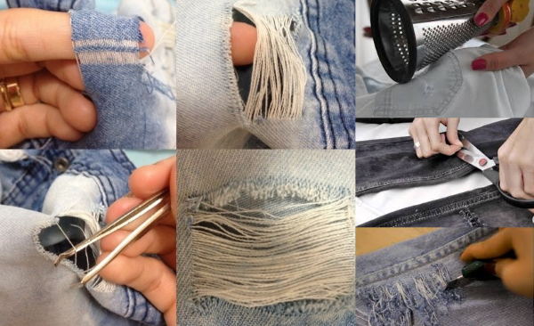 Cómo desentrañar jeans