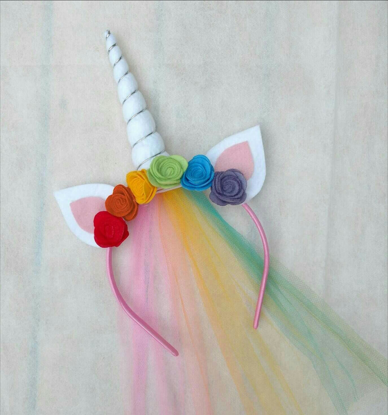 Unicornio Rainbow Tiara