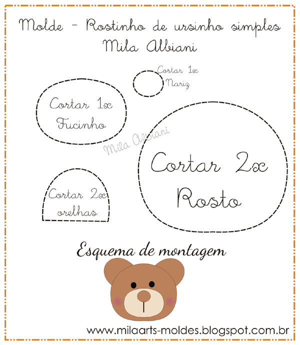 molde de cabeza de oso