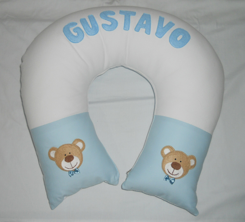 Almohada de lactancia con apliques