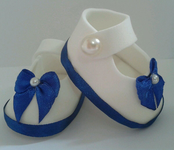 zapato eva azul y blanco