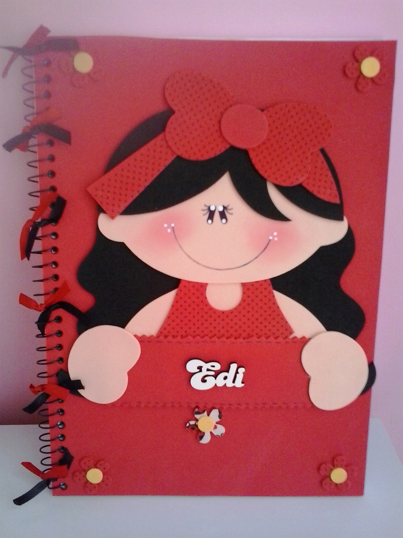 cuaderno con eva personalizado