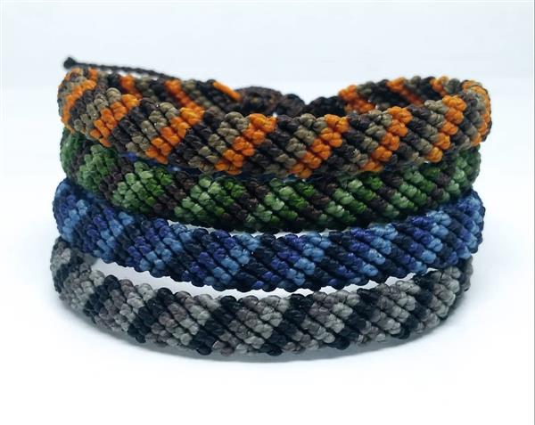 pulsera de tela masculina