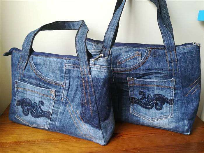 bolso en jeans