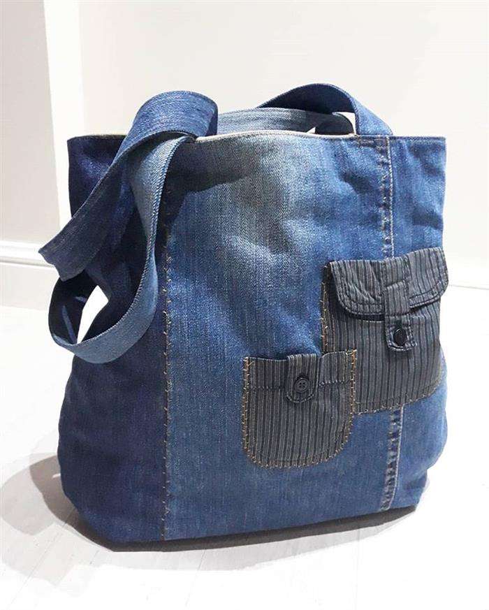 bolso en jeans