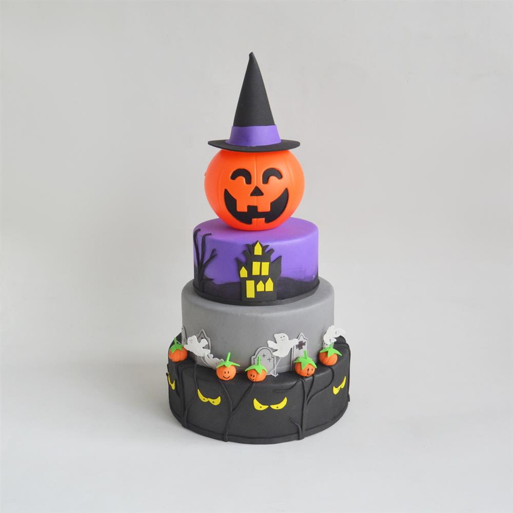 falso pastel de Halloween