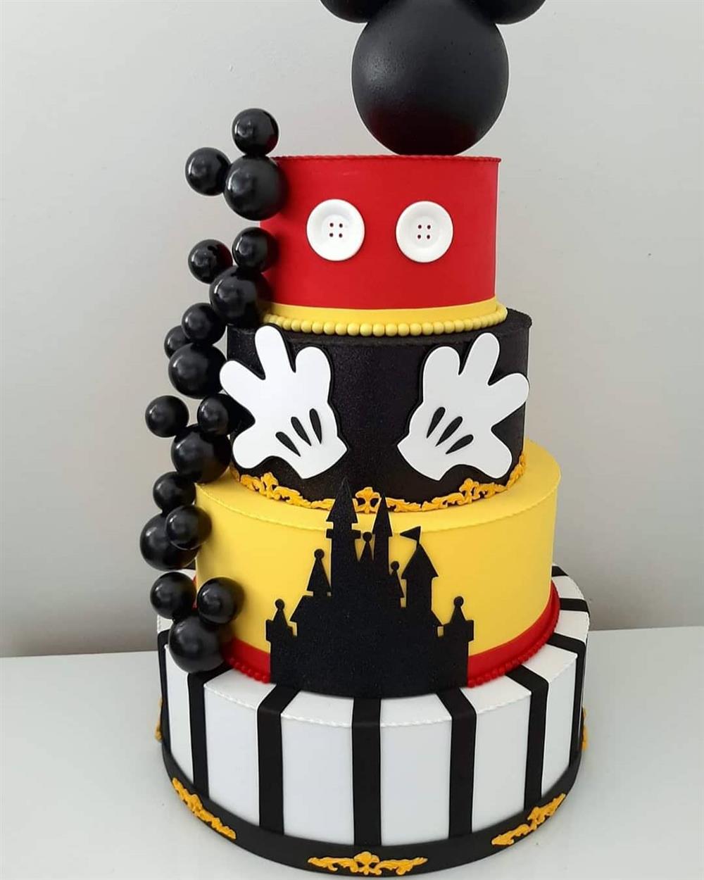 pastel falso eva mickey