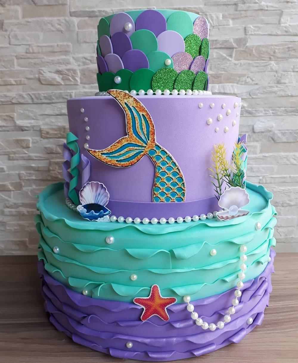 tema lilas y sirena verde