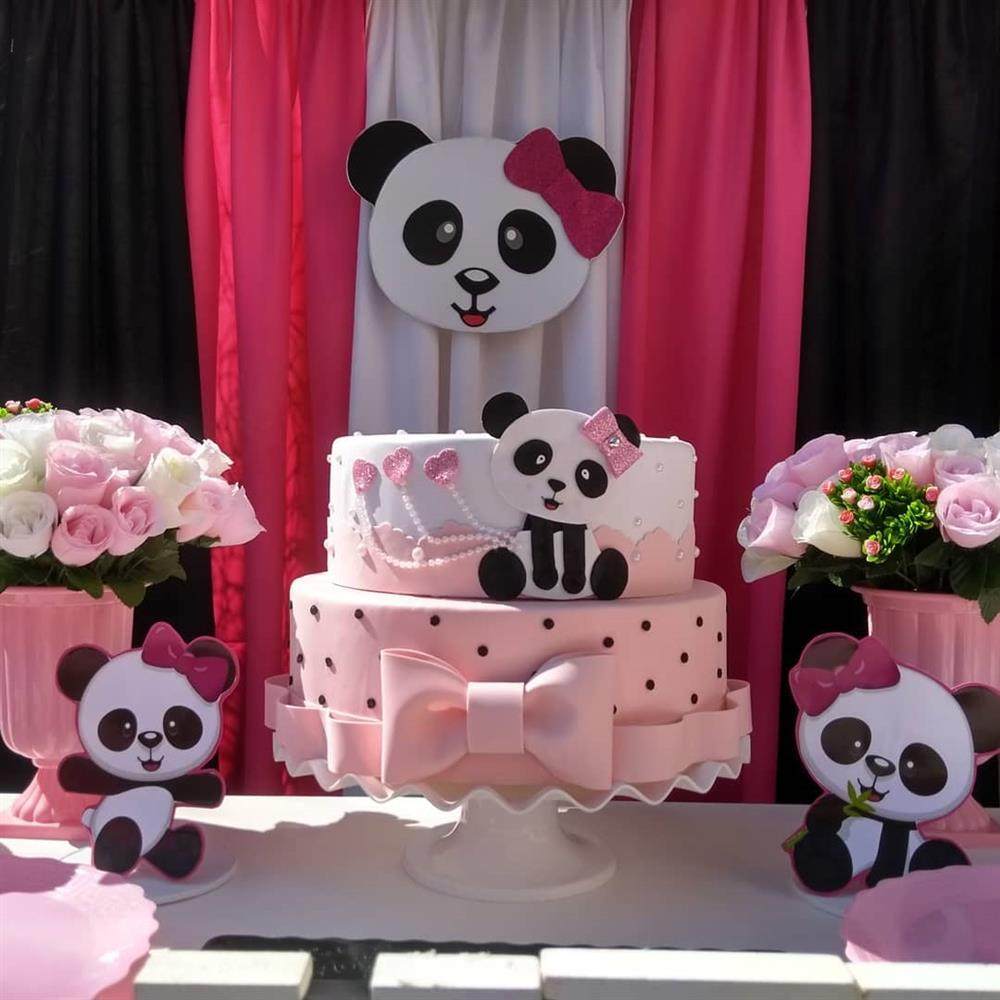 tema de panda rosa