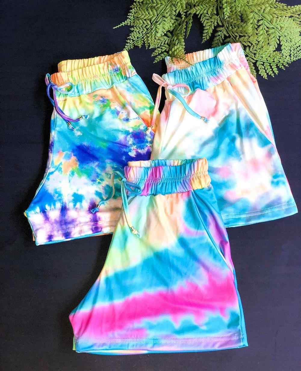 ideas cortas de tie dye