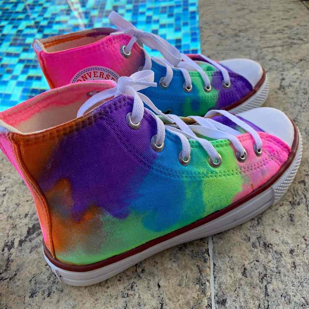 zapatos all star tie dye