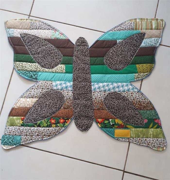 tapete con solapa de mariposa