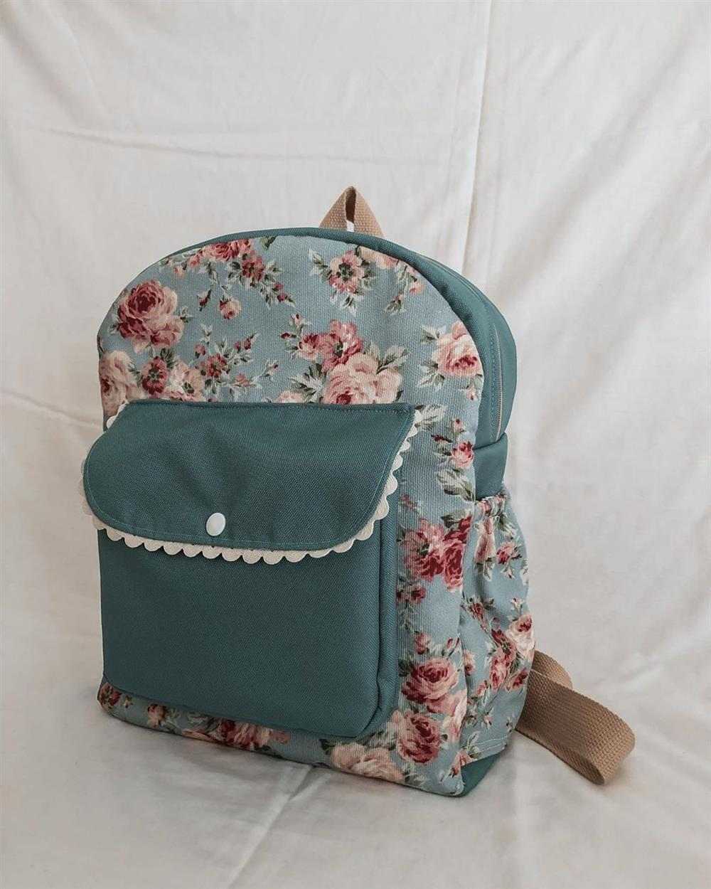 Mochila de tela para mujer