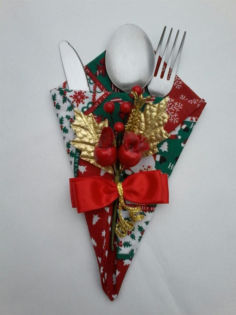 tenedor de cubiertos de navidad para navidad