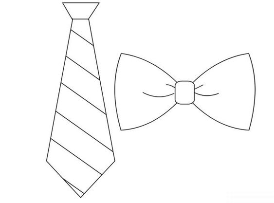plantilla de corbata para el día del padre

