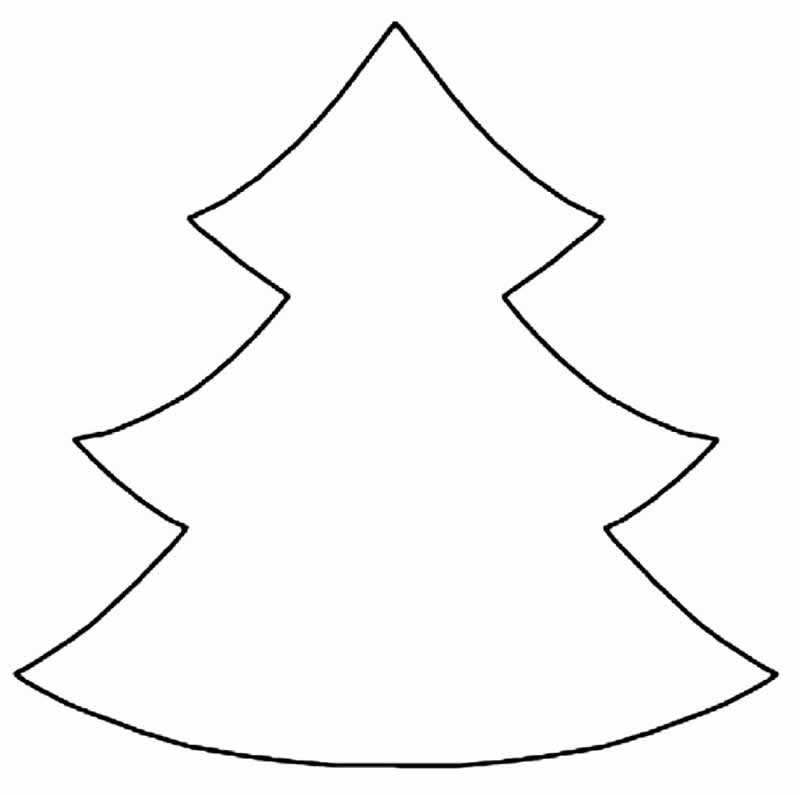 Plantilla de árbol de Navidad