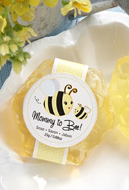 etiqueta engomada de la abeja de los jabones decorados