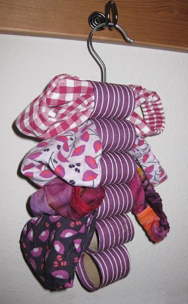 Cómo almacenar bufandas y bufandas