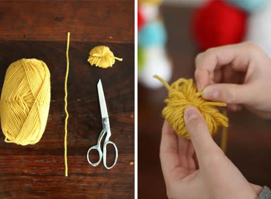 Cómo hacer pompones de lana paso a paso