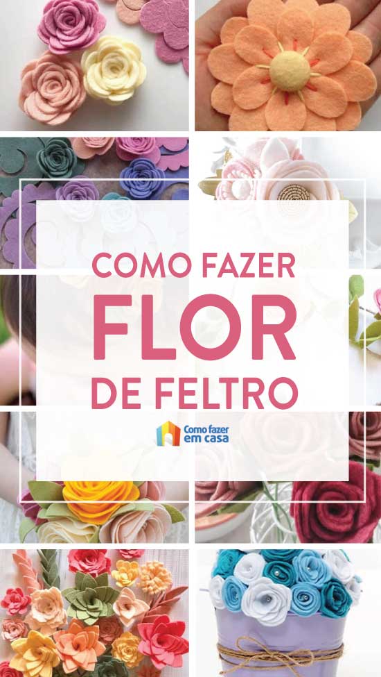 Cómo hacer una flor de fieltro