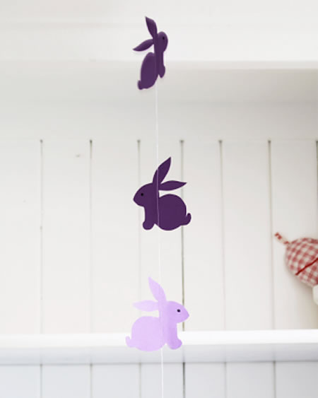 Cómo hacer conejitos de tela para decoración de Pascua