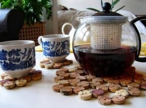 manualidades del tapón de la mesa de la cena