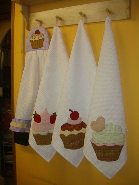 toalla de cocina decorada