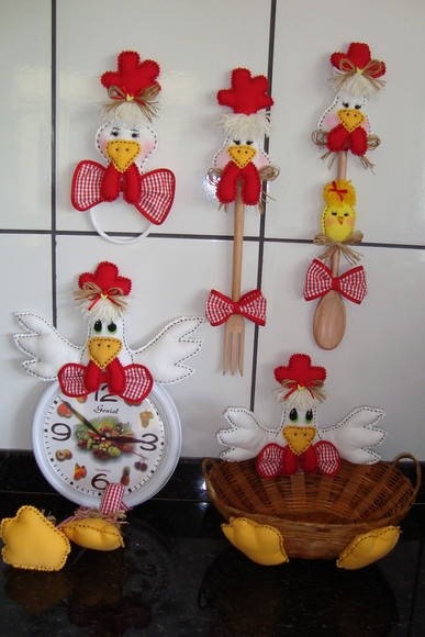 cocina decoracion de pollo