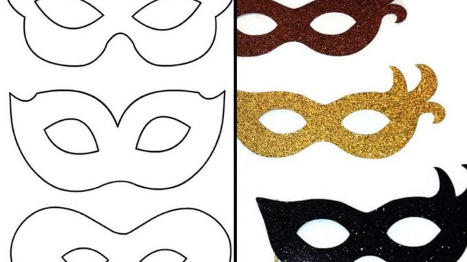 120 plantillas de máscaras de carnaval para imprimir 2020 (1)