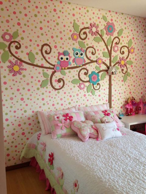 Pared decorada con EVA